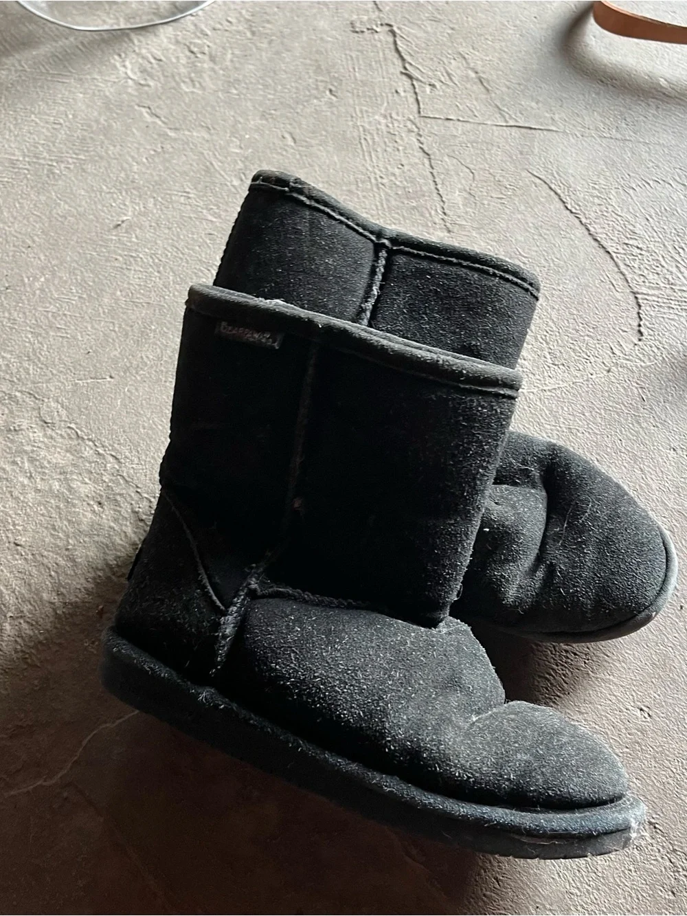 BearPaw Black Winter Boots
